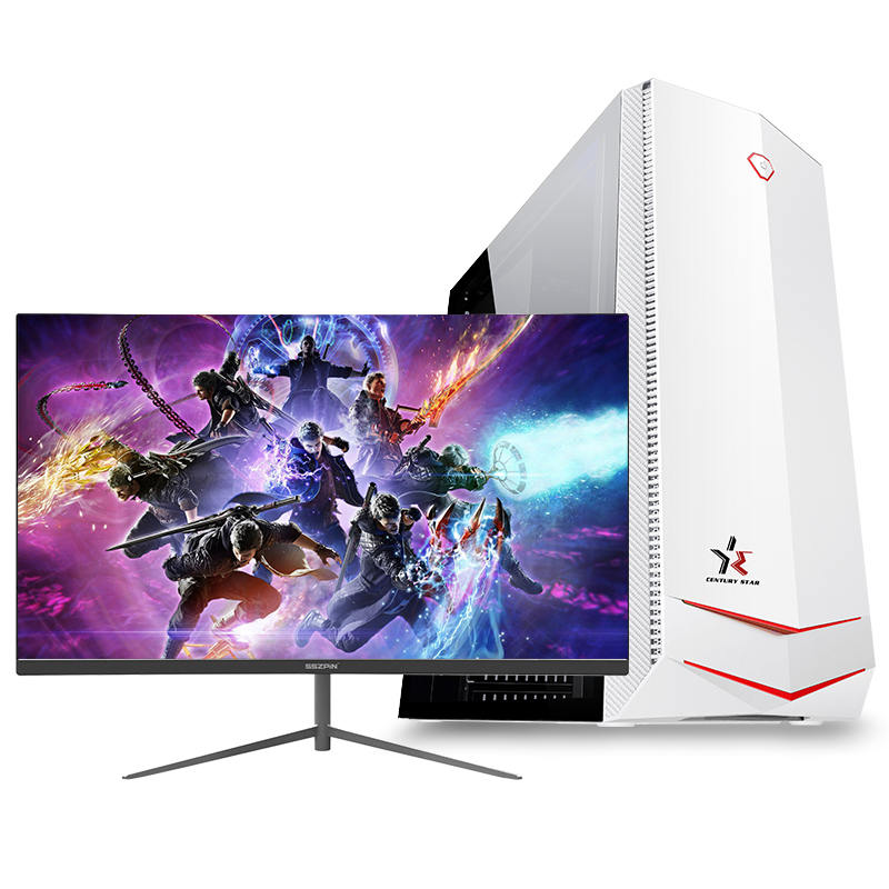 铭能 i9级十核E5-2670V2/GTX1650 4G独显/16G内存/480G高速固态 台式电脑 台式机 电脑主机 组装电脑家用办公商务娱乐学生游戏电脑台式组装机+24英寸全套