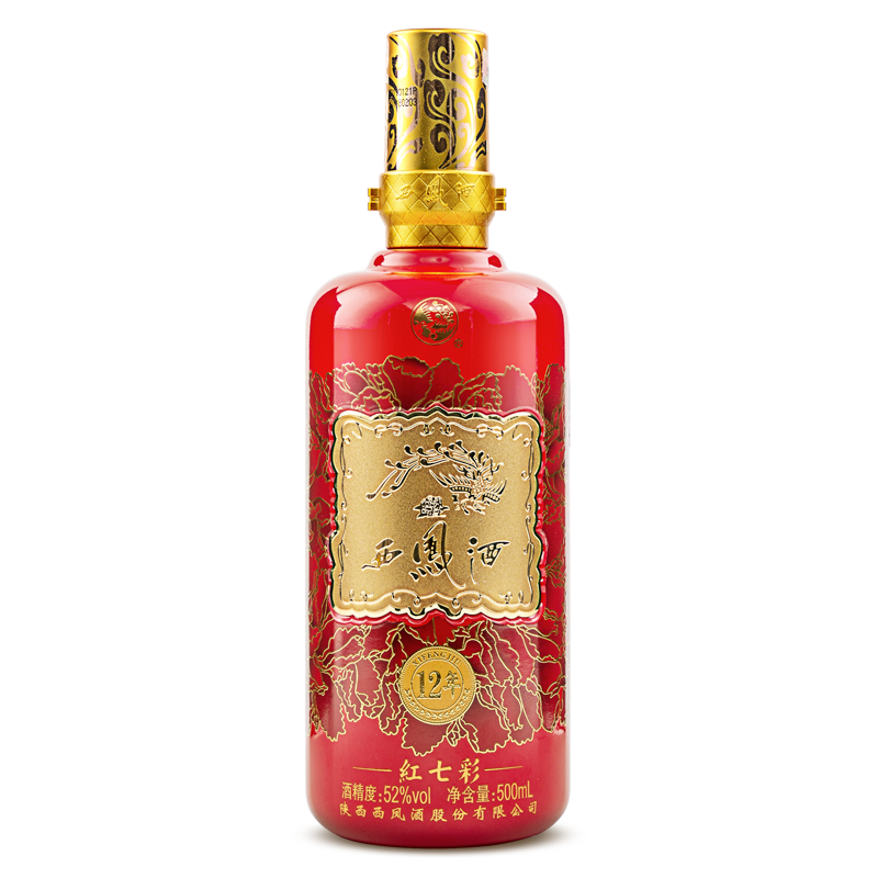 西凤酒红七彩42度单瓶 500ml/瓶