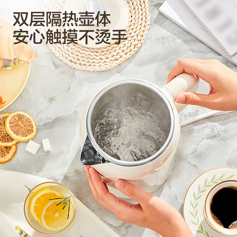 苏泊尔(SUPOR)1.5L侧显温度烧水壶 316L不锈钢 触控操作 5段调温保温恒温电热水壶电水壶 1.5L SW-1高清大图