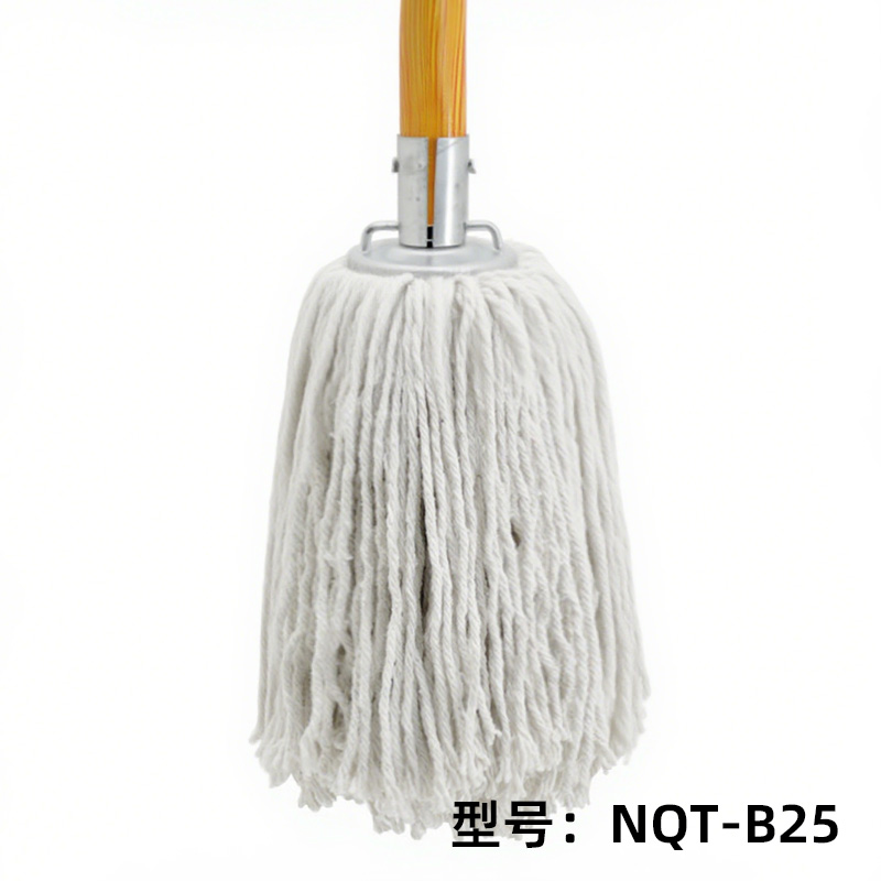 耐森驰 NQT-B25 木杆棉线白拖把 拖把杆长120cm 拖把头长35cm 拖把(计价单位:个)白高清大图