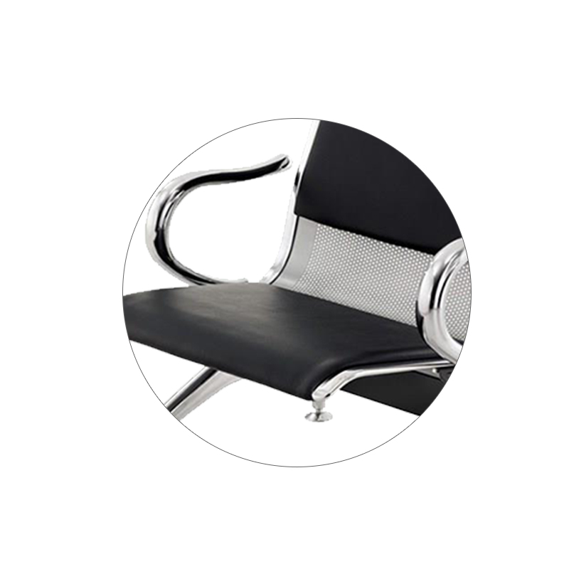 富和美(BNF)连排椅铁长椅子公共办场所接待等候车站连体机场椅公共椅113排椅办公椅 皮艺扶手五人位高清大图