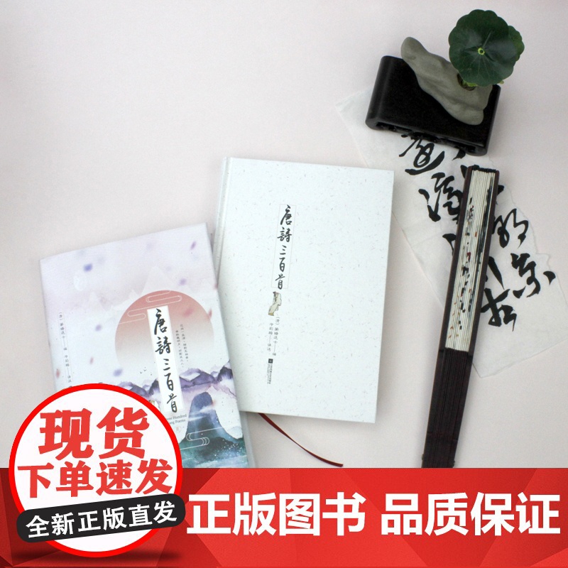 中国挚美唐诗宋词 唐诗三百首+宋词三百首 精装版 套装全2册 中小学课外阅读感受中华文化的传承注释点评赏析畅高清大图