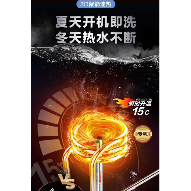 海尔(Haier) 纤薄版80升商用家用电热水器储水式小尺寸3000W 3D速热净水洗 ES80H-TY5(5AU1)