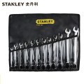 史丹利STANLEY 12件公制棘开两用快扳套装 梅花开口棘轮工具汽修双头呆扳手 TK924-23C 企业定制