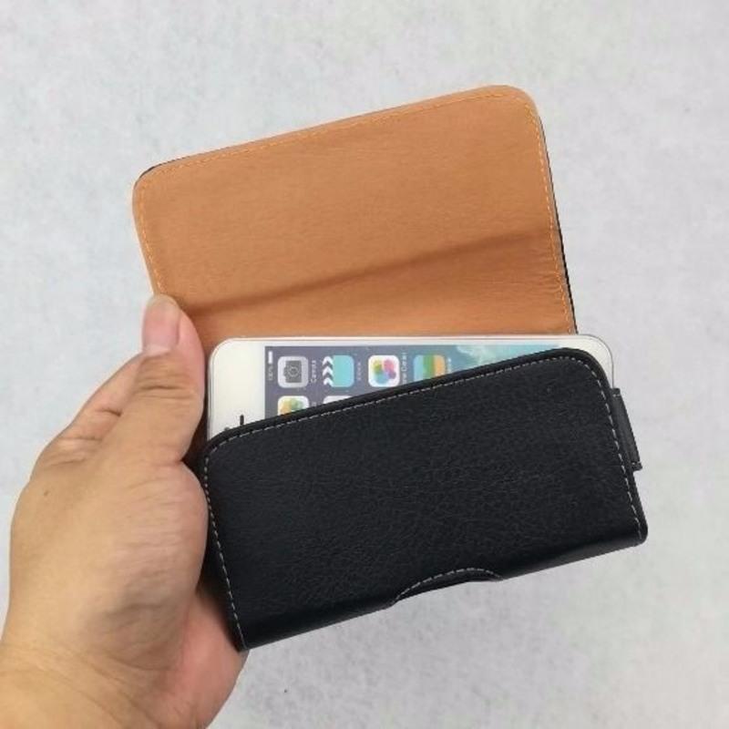 皮带手机套挂腰智能机全面屏手机腰包男vivo华为oppo横款单层超薄横款