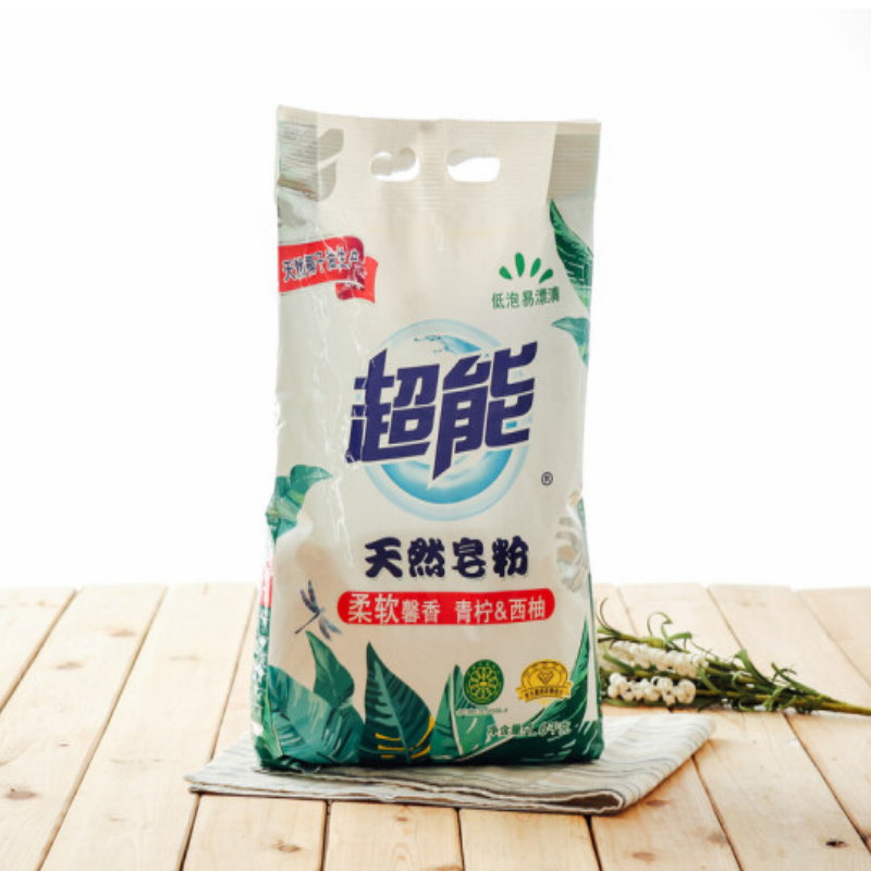 超能 天然皂粉 柠檬西柚 1.6kg