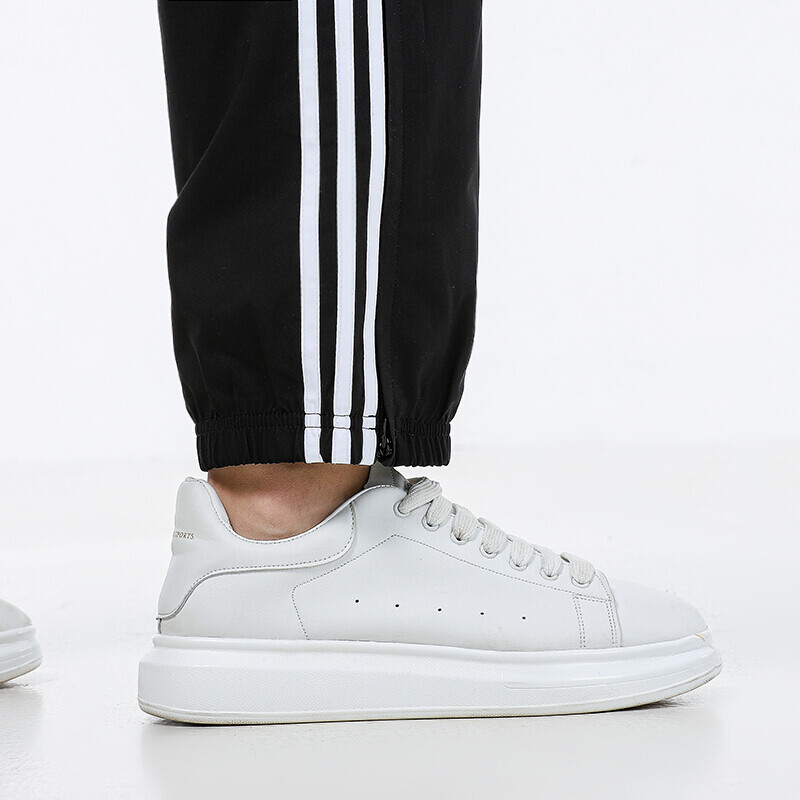阿迪达斯adidas男裤运动裤跑步训练健身快干透气休闲梭织长裤GK8989_240高清大图