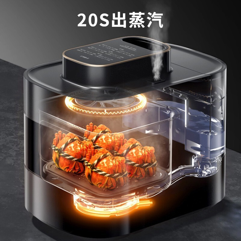 九阳KL40-SF100多功能空气炸锅家用智能可视电炸烤锅蒸烤炸一体机