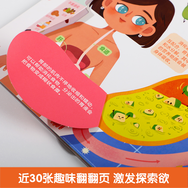 小米粒念童谣⭐第3辑(12册) [正版] 傲游猫百科翻翻书揭秘身体职业交通工具揭秘翻翻书立体书绘本0-3-6岁少儿科普启