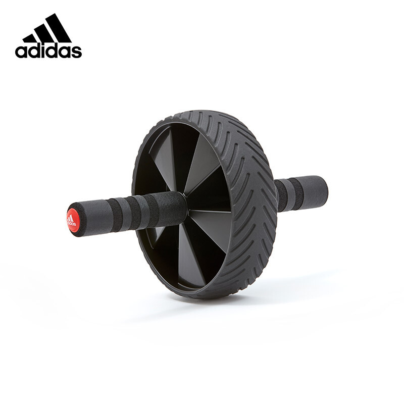 阿迪达斯（adidas）单轮健腹轮 滚轮 腹肌轮健腹器健身器材男女家用ADAC-11404
