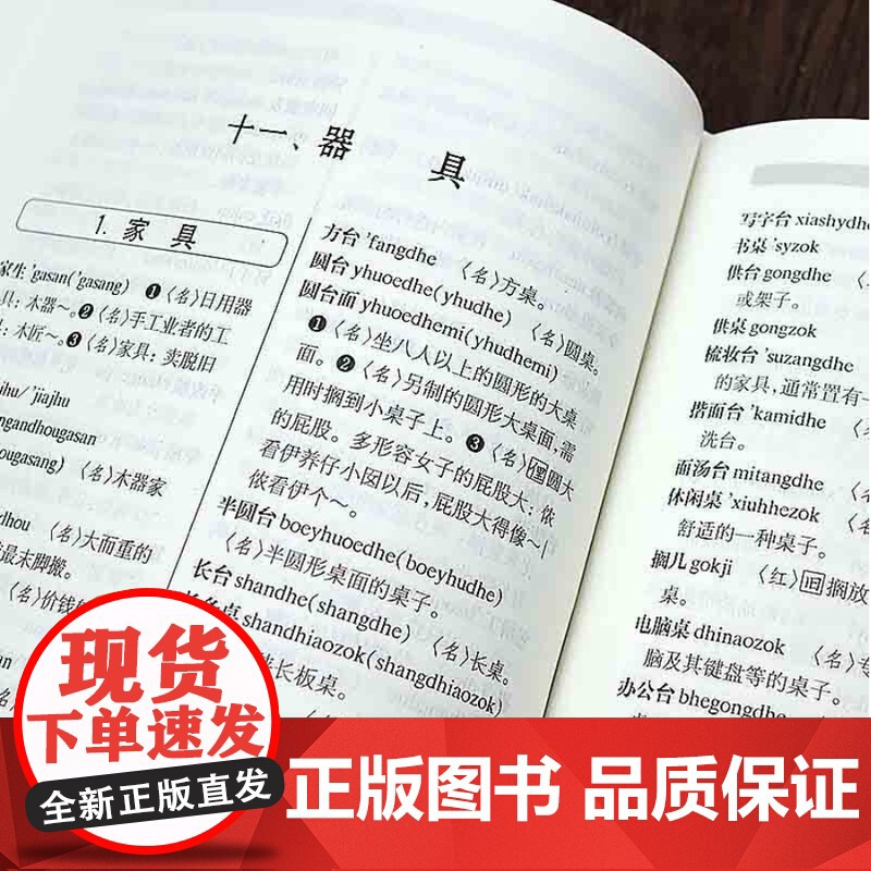 上海话大词典(第二版) 上海方言速查工具书 语言工具书 发音标准字典词典 自学沪语学习教材 专用词典 上海辞书出版社高清大图