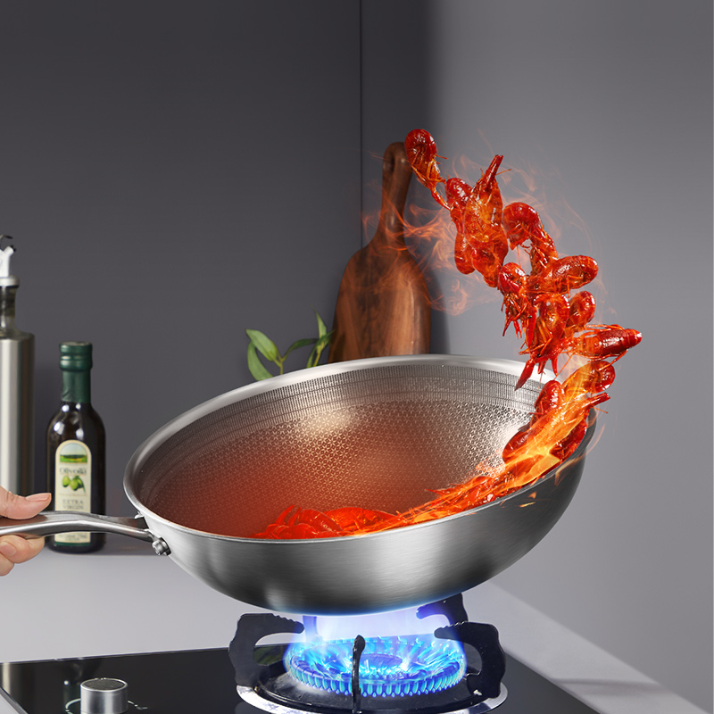 炊大皇(COOKER KING) 星耀多层钢炒锅CG32XYD高清大图