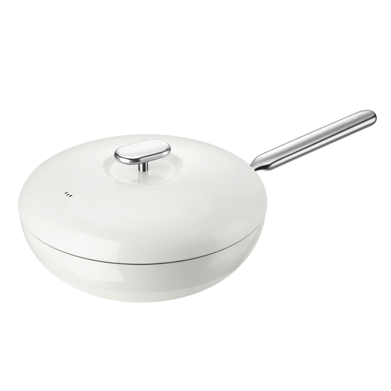 德世朗(DESLON) 小满系列钛陶瓷不粘炒锅33cm DP915-W30WH