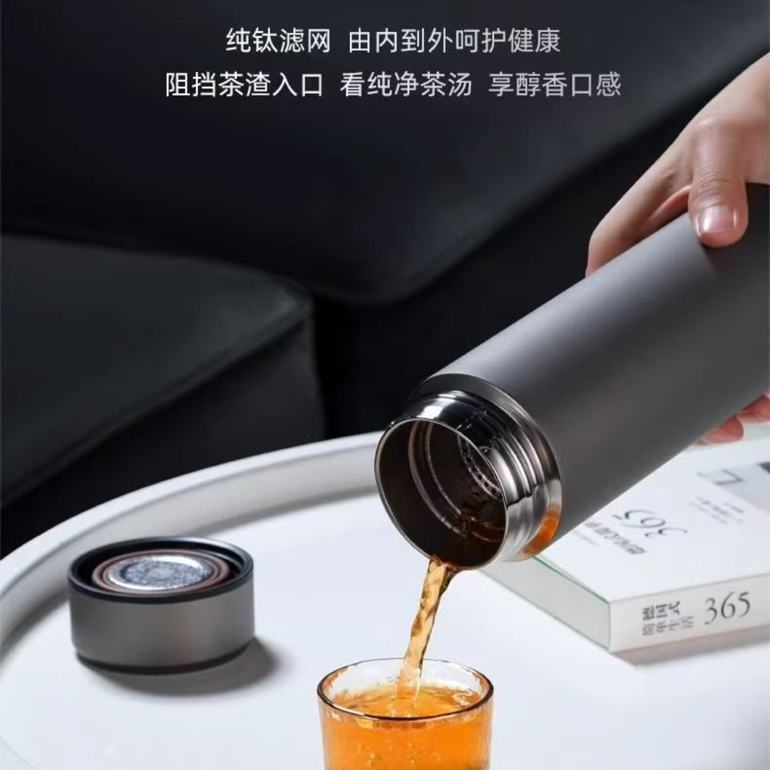 富光FGT2101-398纯钛保温杯男女高档礼盒泡茶杯398ml高清大图