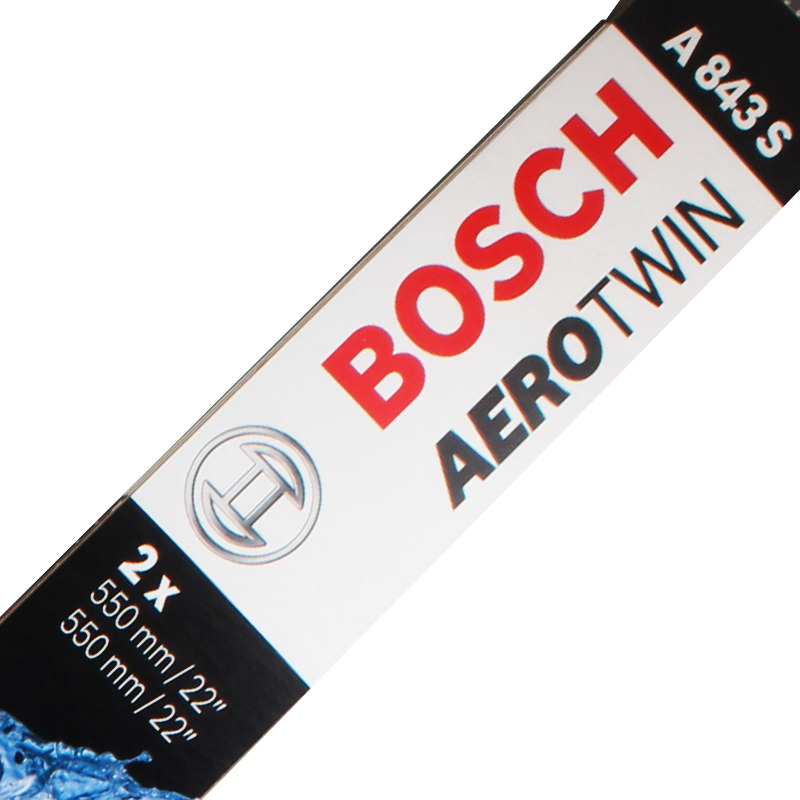 博世(BOSCH)进口神翼专车专用雨刷雨刮9843 奔驰全新C级/GLC级 22寸 +22寸