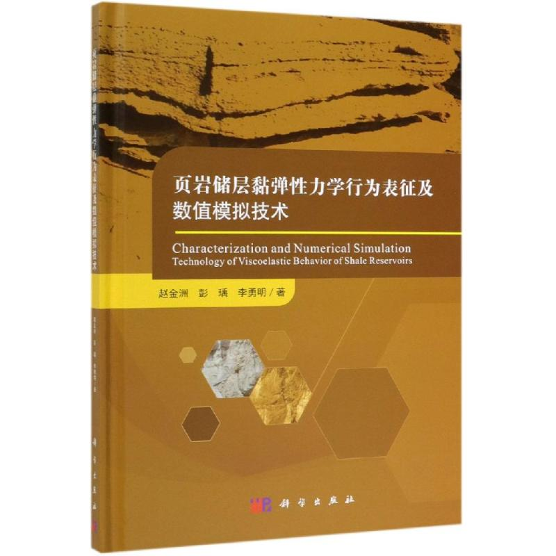 醉染图书页岩储层黏弹力学行为表征及数值模拟技术9787030619143