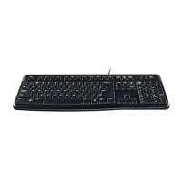 罗技(Logitech)MK120有线套装键鼠套装USB接口笔记本台式机电脑游戏键盘鼠标薄膜键盘家用办公防泼溅黑色
