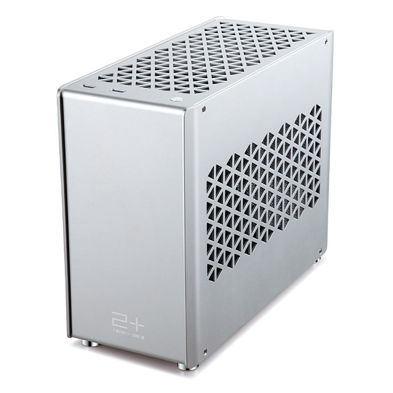 金河田（Golden field）全铝Mate-1S铝合金迷你电脑机箱 台式小主机箱MINI-ITX