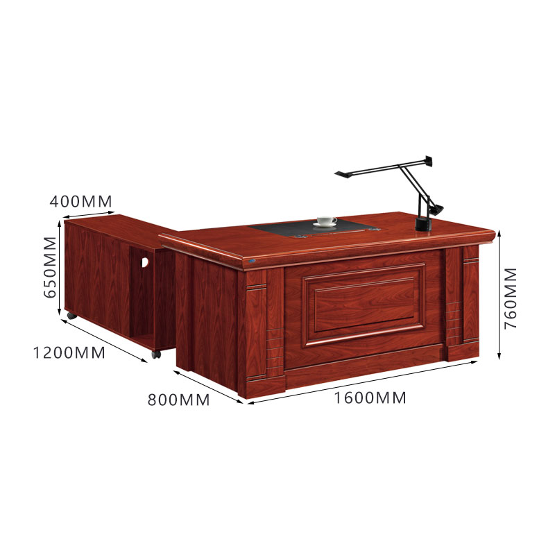 初嘉(CJ)CJ4052224 油漆大班台 1600*800*760mm(单位:张)高清大图