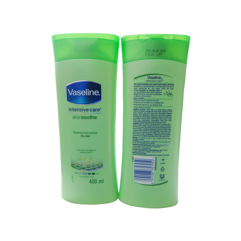 凡士林(Vaseline) 身体乳 芦荟舒缓润肤露 400ml 修护干燥肌肤