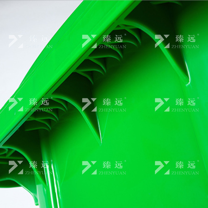 臻远 ZY-JF-18 环保分类带盖 大号商用240L绿色加厚脚踏款高清大图