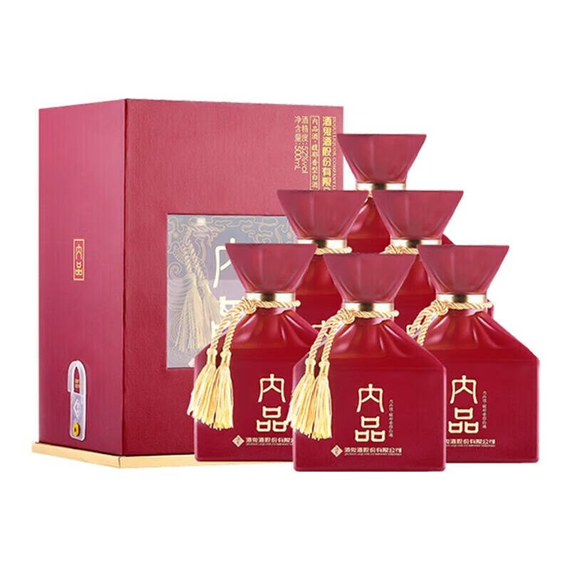 酒鬼酒 红内品 52度500ml*6整箱装 馥郁香型新老版本年份随机高清大图