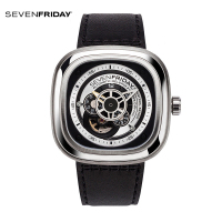 七个星期五(SEVENFRIDAY) 正品瑞表7个七个星期五男士手表皮带机械P1B/01