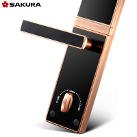 樱花(SAKURA)滑盖指纹锁密码智能感应卡手机APP电子防盗大门锁家用DZ-8989