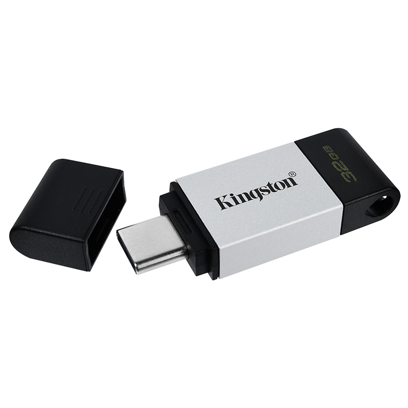 金士顿(Kingston)DT80 32GU盘 USB3.2 TYPE-C单接口 手机高速优盘读速200MB/S