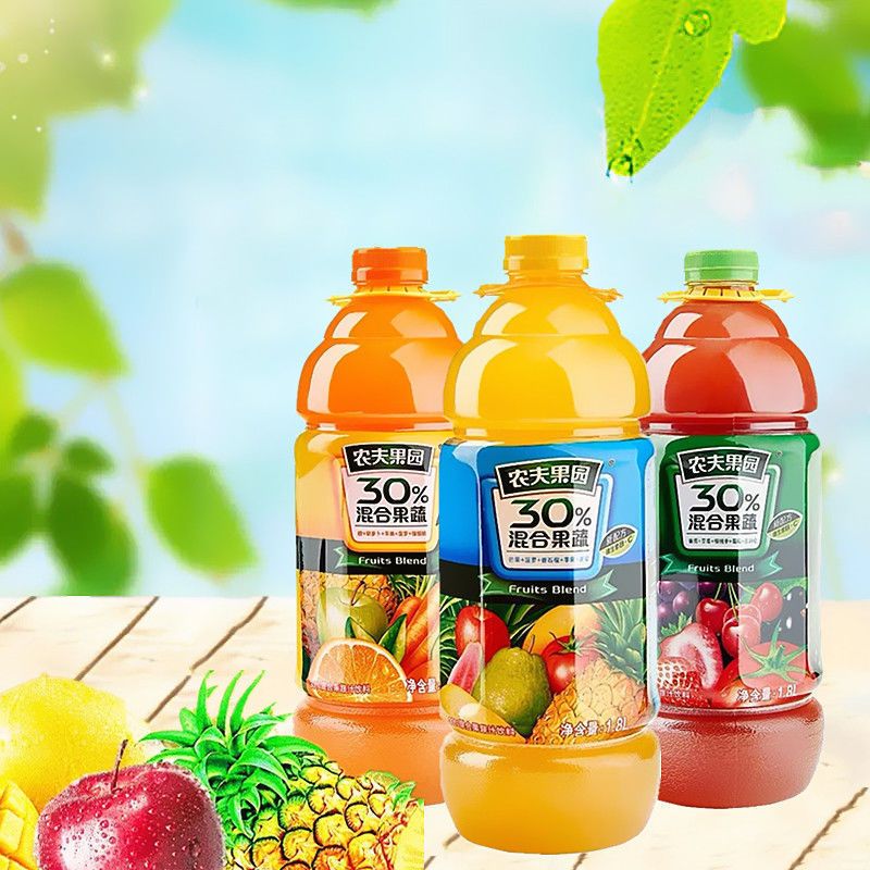 农夫山泉农夫果园30%混合果蔬汁1.8l