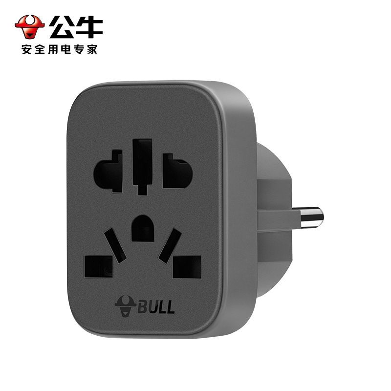 公牛(bull)GN-L12多国通用转换插头家用欧标英美标插头港日本韩国旅行插座国际高清大图