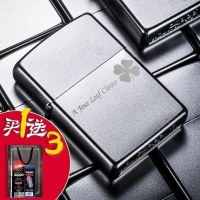 zippo打火机正版 美国原装 205ZL 磨砂芝宝标志 男士礼品正版 拉丝纱铬 多种款式 系列 可订制刻字银色
