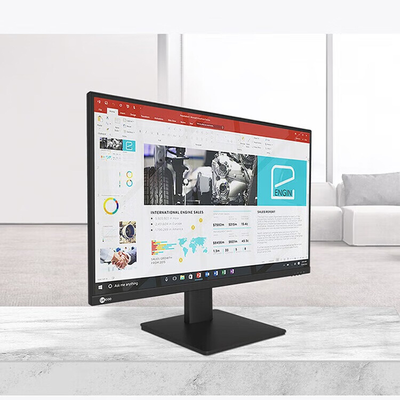 联想(Lenovo) 来酷2888 定制 Lecoo一体台式机电脑27英寸(酷睿i5-13420H 16G 512G Windows11 无线键鼠) 黑色 定制高清大图