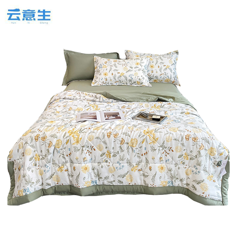云意生 夏凉被 A类棉麻 150*200cm/条高清大图