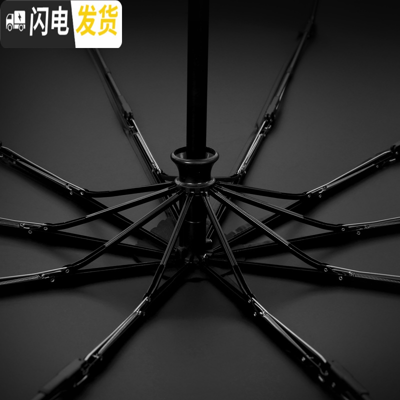 三维工匠全自动雨伞折叠黑科技S大号太阳伞遮阳学生帅气男女晴雨两用超大高清大图