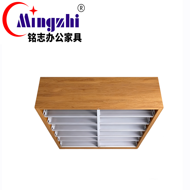 铭志办公家具 书架 MZAS-012(2000*1000*450mm)组高清大图