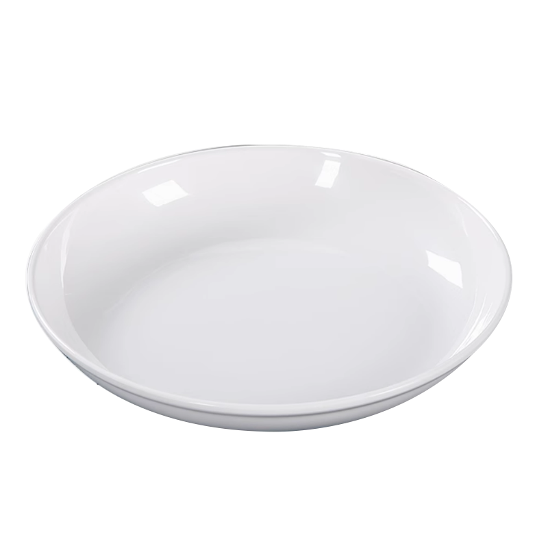 酷美智悦 密胺深盘8英寸20.2*3.4cm KM-BH123 个高清大图