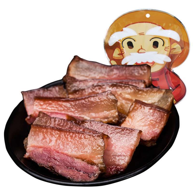杨大爷腊猪头肉500g/袋成都四川特产烟熏腊肉农家自制
