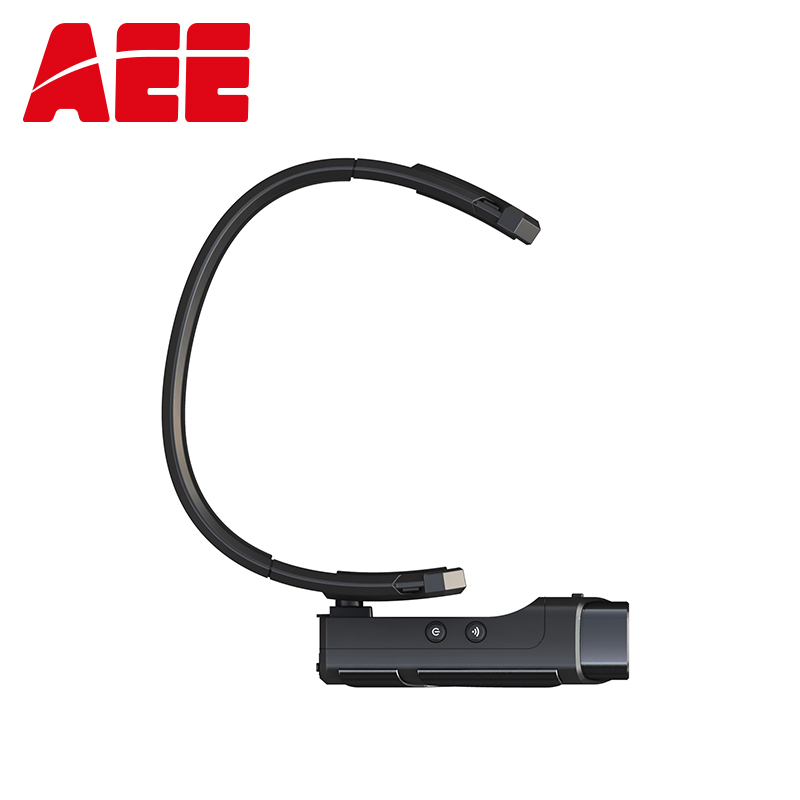 AEE DSJ-P5耳挂式128G版供电服务记录仪5G头戴运动相机4k高清户外旅拍双重防抖