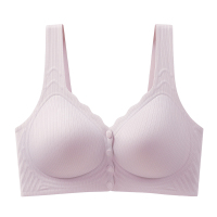 浪莎哺乳内衣防下垂聚拢产后喂奶前开扣夏季薄款无痕怀孕专用文胸