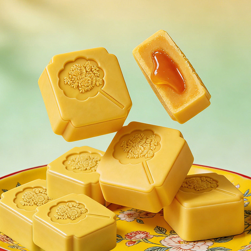 COMEFUN 刻凡 - 奶黄味流心绿豆糕 240g高清大图