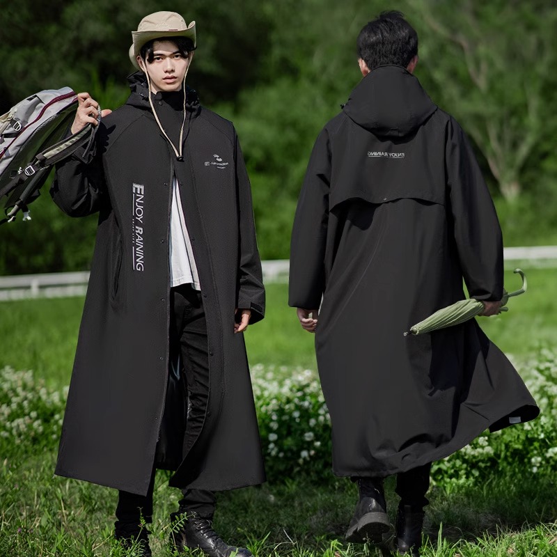 正雨雨衣电动车女款长款全身防暴雨男成人外穿骑行人车分离电瓶车雨披9063高清大图