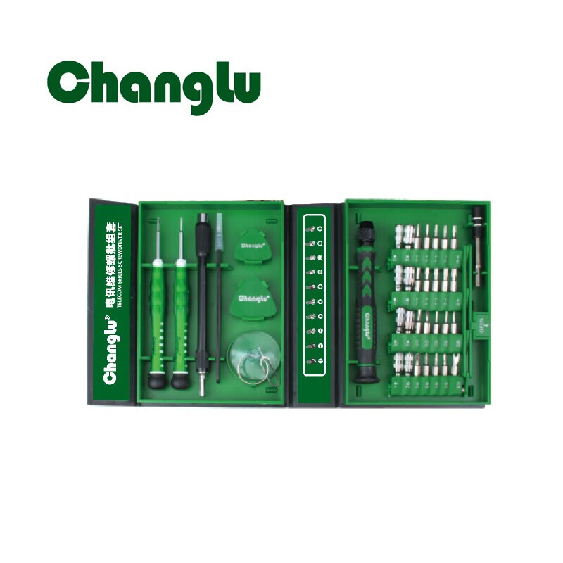 长鹿(Changlu) CL503138 A款38PCS电讯维修螺批组套高清大图
