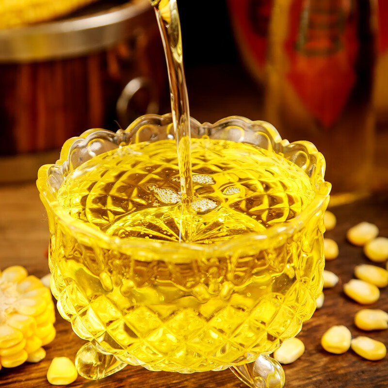 米妹妹一级压榨玉米油1.8L桶装国产食用油 健康烹饪优选高清大图