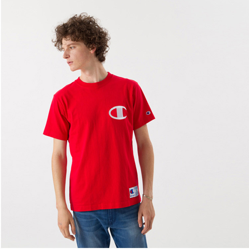 champion冠军短袖t恤男士刺绣大c夏季宽松纯棉情侣款女半袖体恤潮