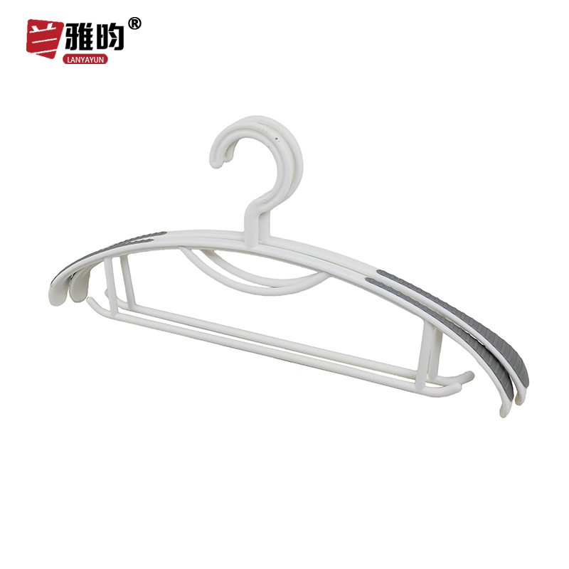 兰雅昀 宽肩防滑衣架 白色 组高清大图