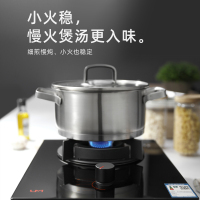 优盟（UM）燃气灶单个煤气灶单灶炉具台式嵌入天然气液化家用台嵌两用（4.5KW大火力）钢化玻璃款
