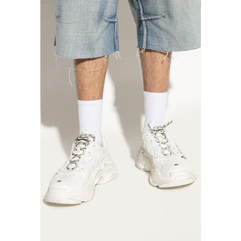 Balenciaga巴黎世家男士时尚跑步鞋厚底透气轻便休闲运动鞋独特设高清大图