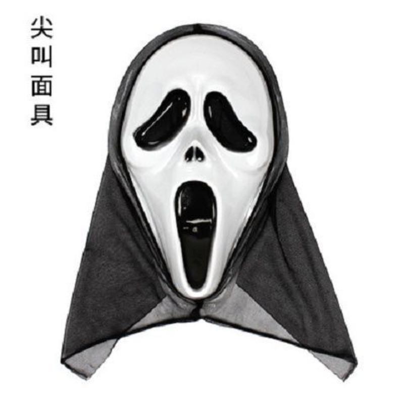 骷髅骨架鬼衣成人儿童男女恐怖面具尖叫面具小适合身高90-140>800_800