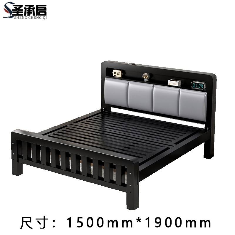 圣承启 铁艺床 1.5*1.9米张高清大图